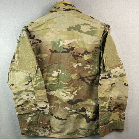 USA Army Camouflage Combat Coat Army Issue Size Small Short Insect Shield NWT - Picture 9 of 10